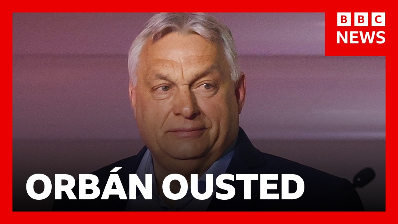 Hungary's PM Viktor Orb&aacute;n concedes election to challenger P&eacute;ter Magyar | BBC News