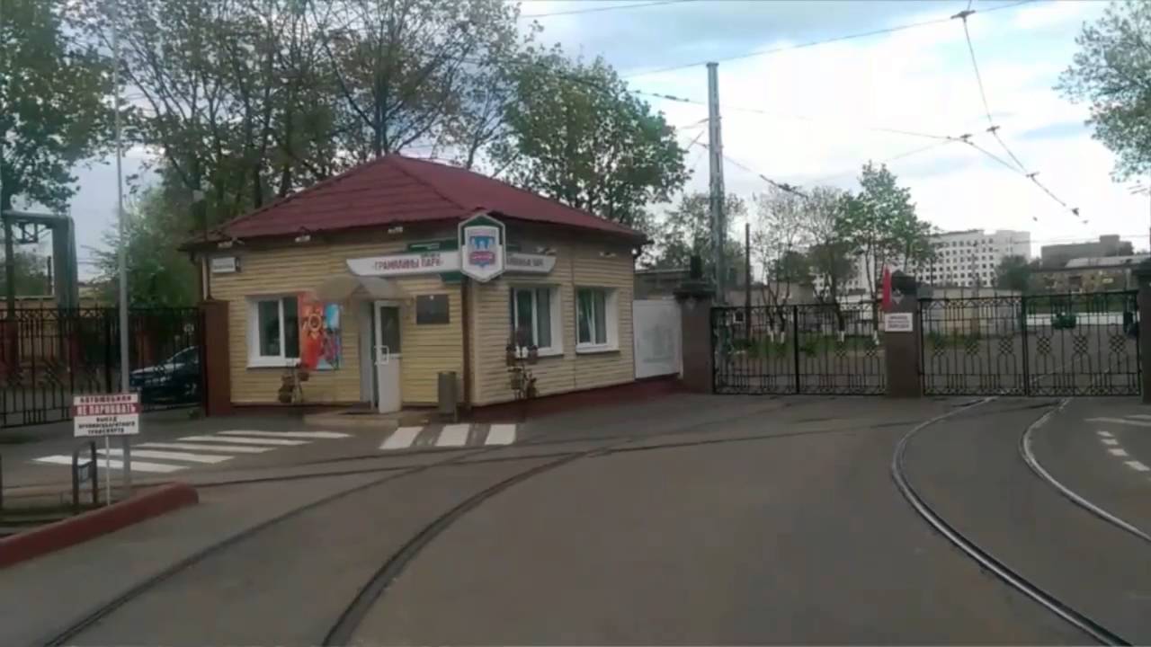 Видео-экскурсия по трамвайному парку. Минск