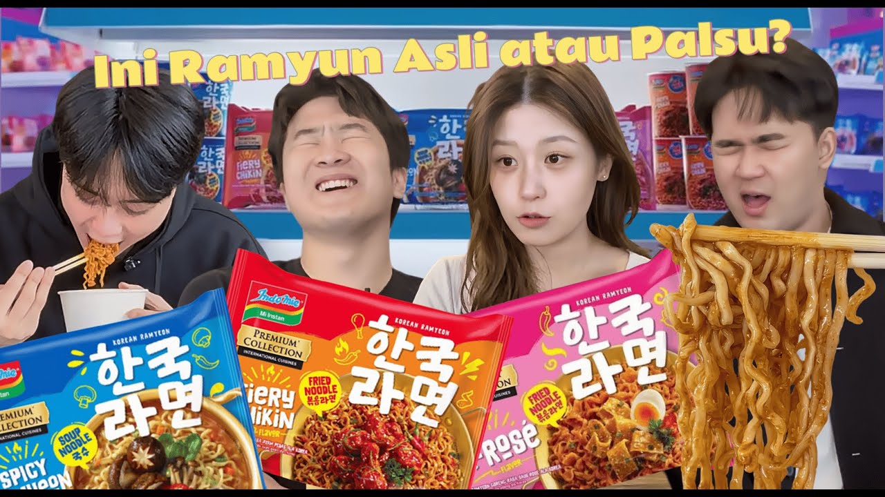 Orang Korea Coba 'Korean Ramyun', Approved gak ya? 🤔😂
