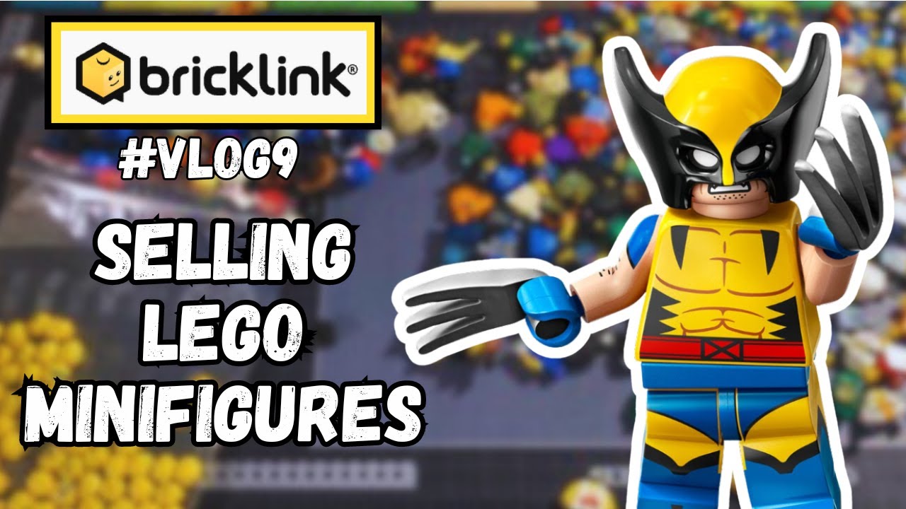 BRICKLINK STORE - Selling LEGO Minifigures + Order disaster!!! - #VLOG9