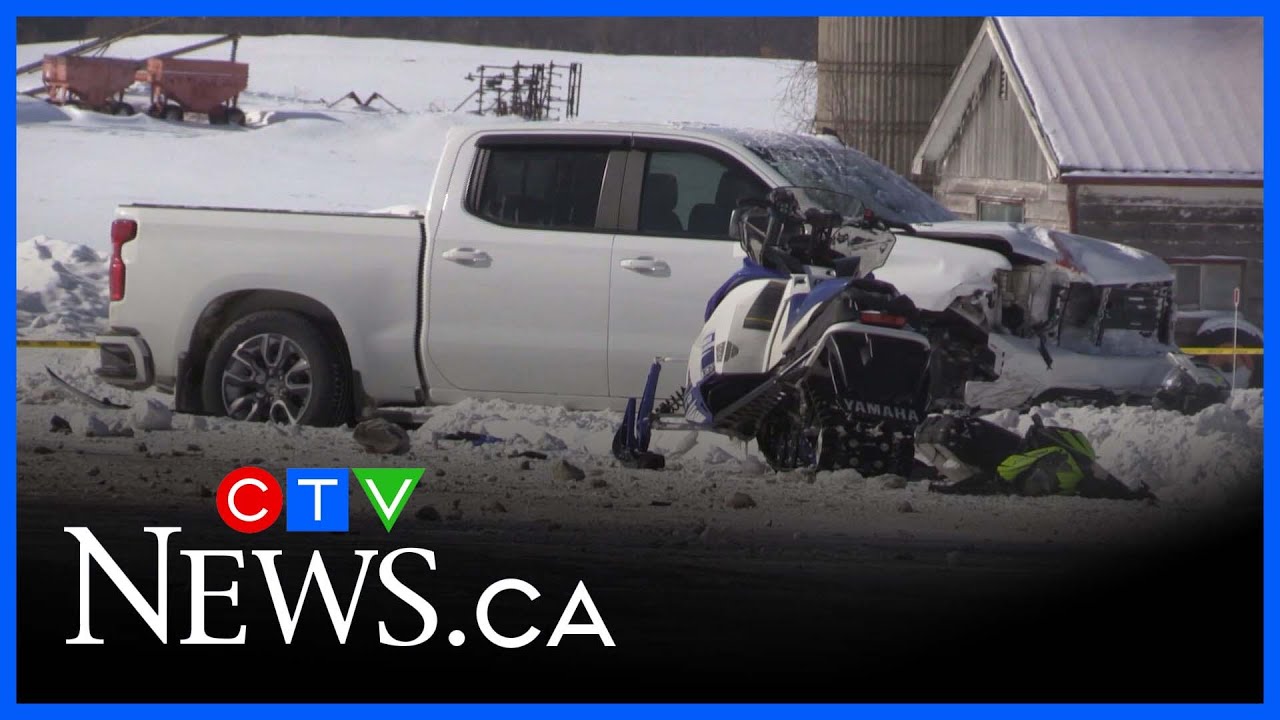 Teed dead after crash involving snowmobile
