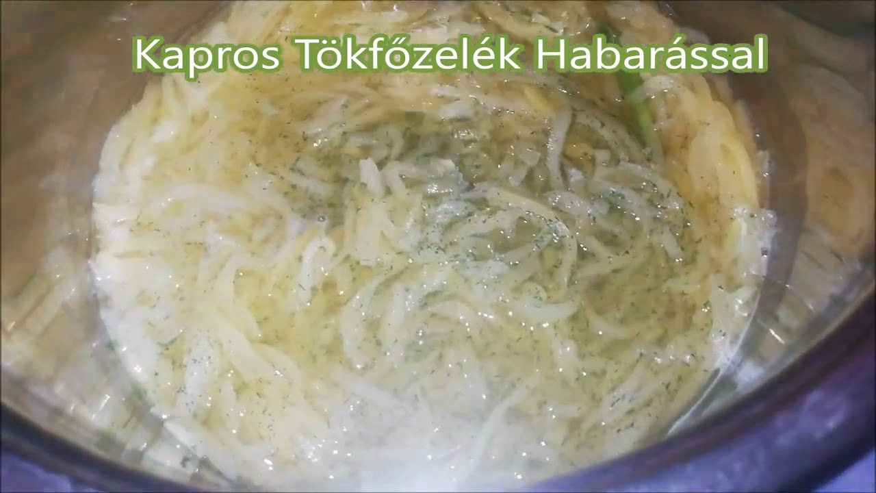 Kapros t&ouml;kfőzel&eacute;k mirelitből