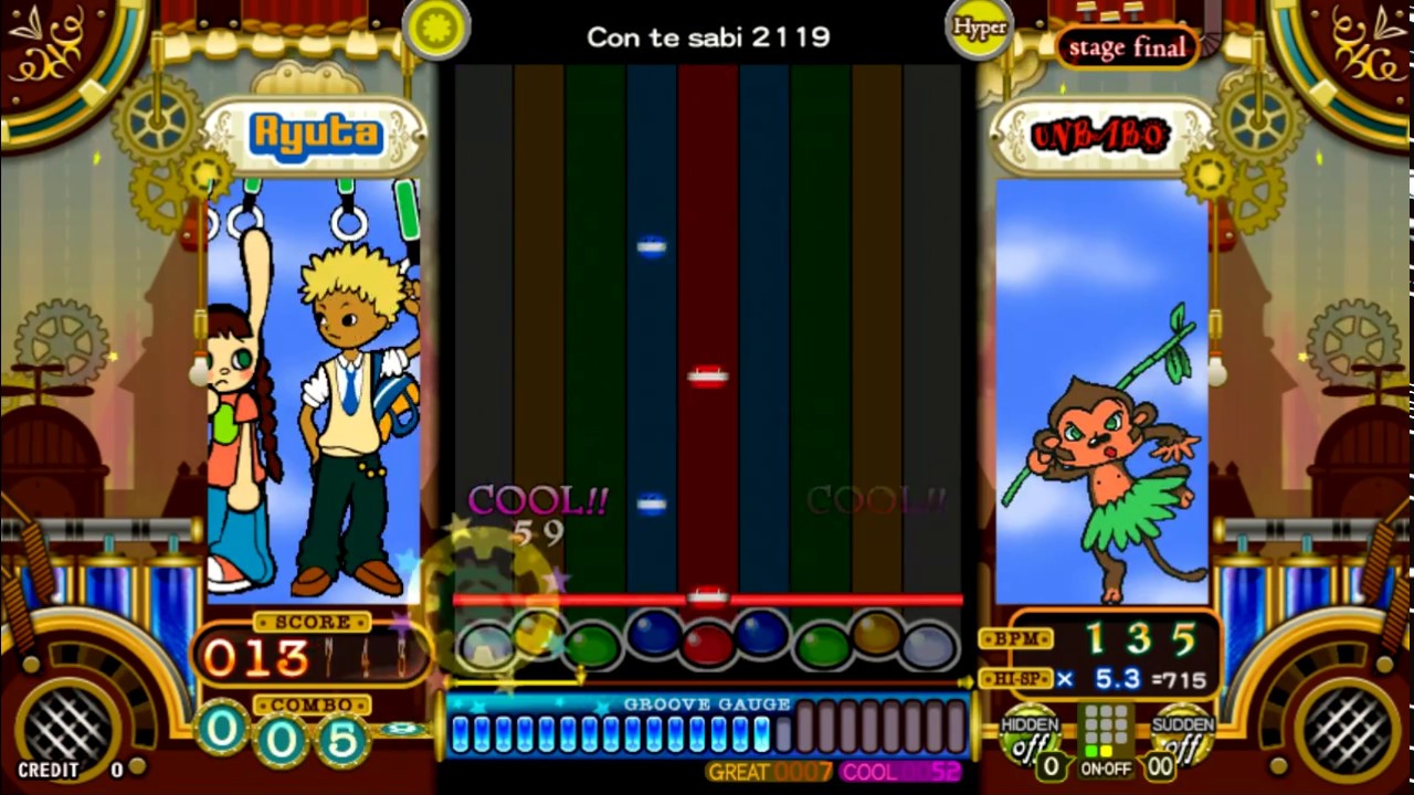 [POP'N MUSIC] アフリカ - Con te sabi 2119 (H)