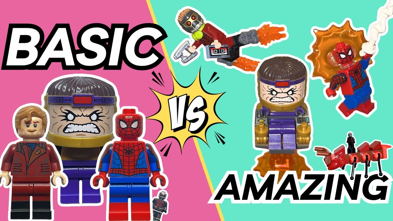 Модернизация минифигурок LEGO MARVEL от ПРОСТЫХ до УДИВИТЕЛЬНЫХ!