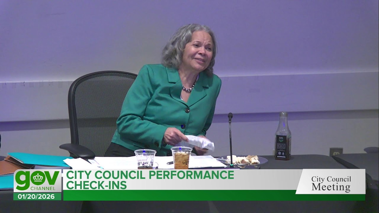 City Council Performance Check-Ins - January 20, 2026