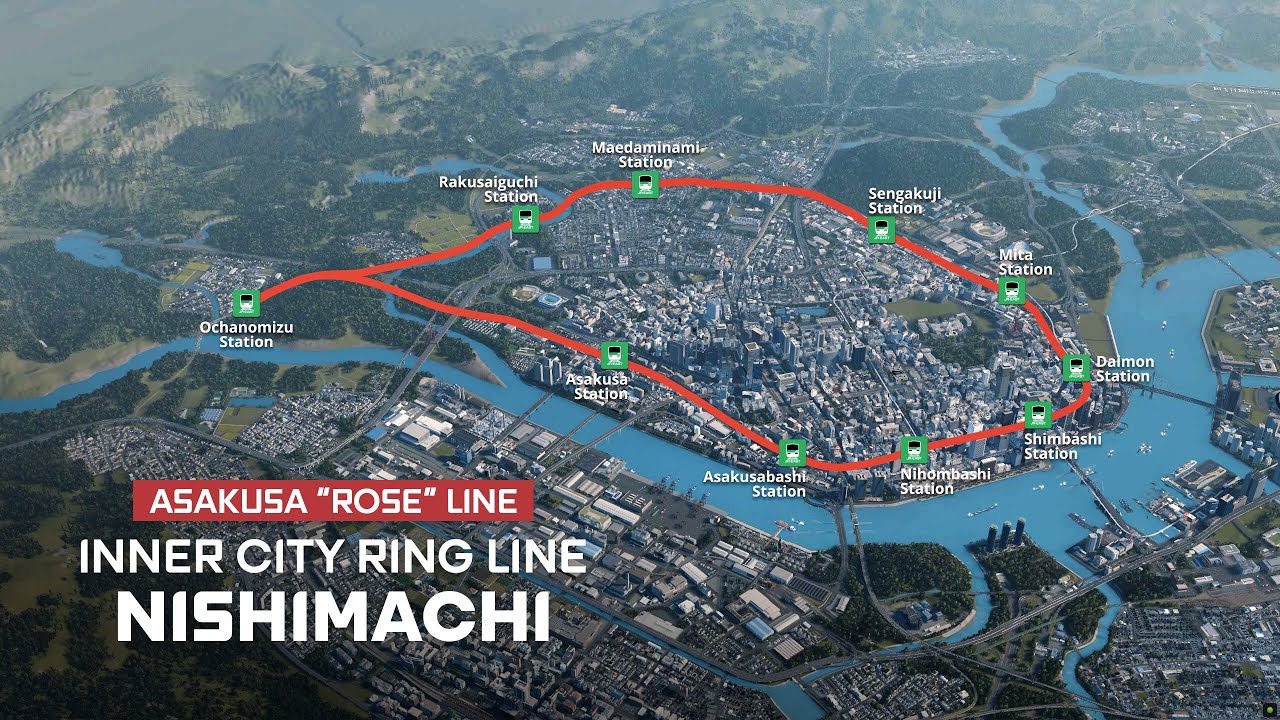 Cities Skylines: Nishimachi Inner City Ring Line 