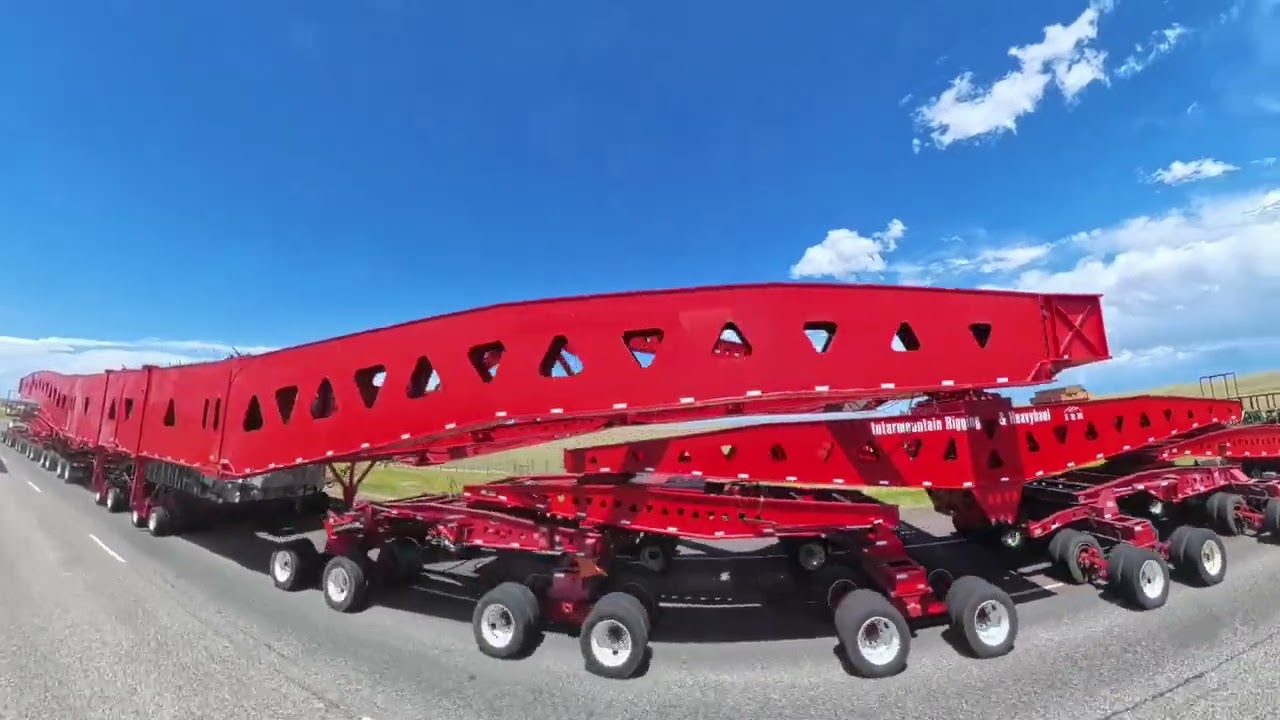 1.5 million pound super load from Laramie to Medicine Bow Wyoming