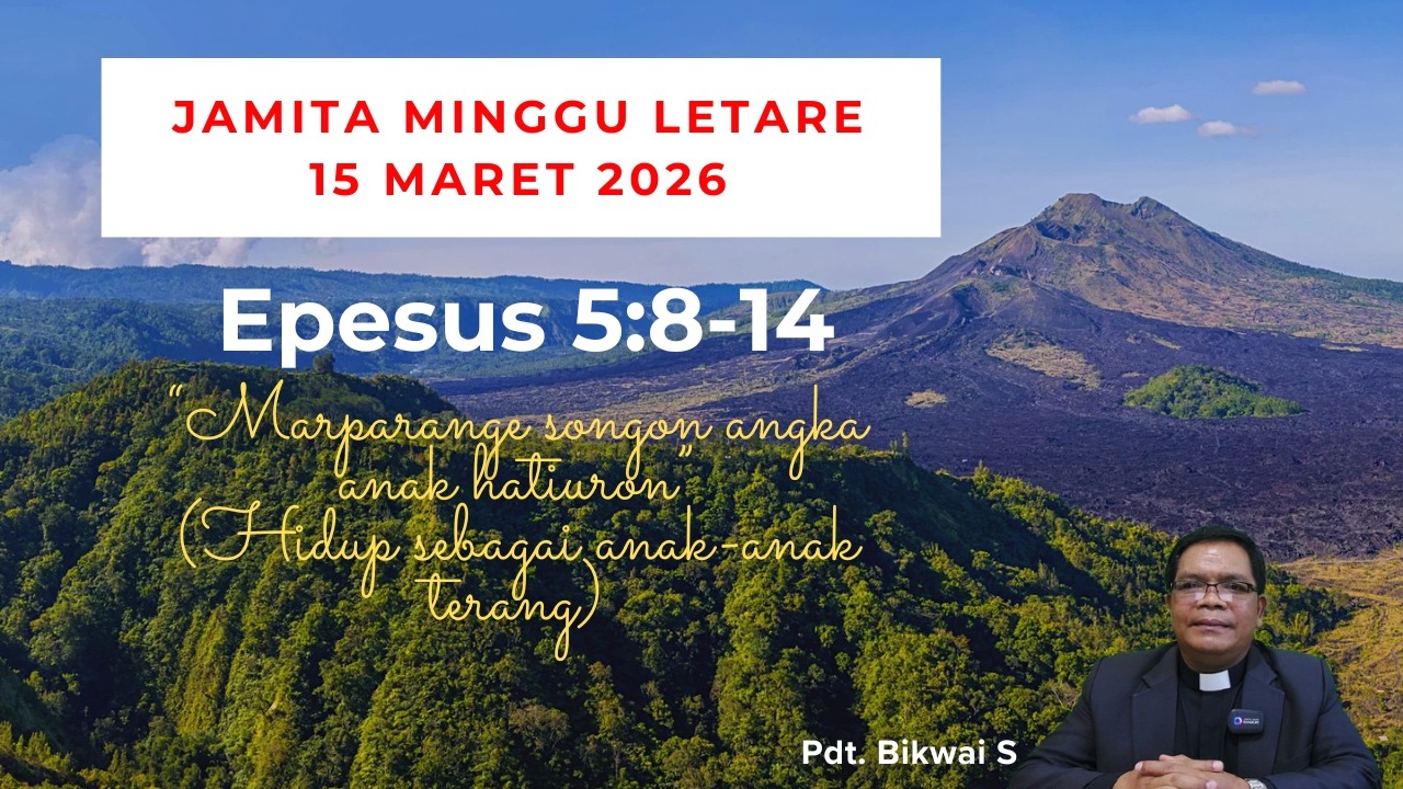 JAMITA MINGGU LETARE, 15 MARET 2026