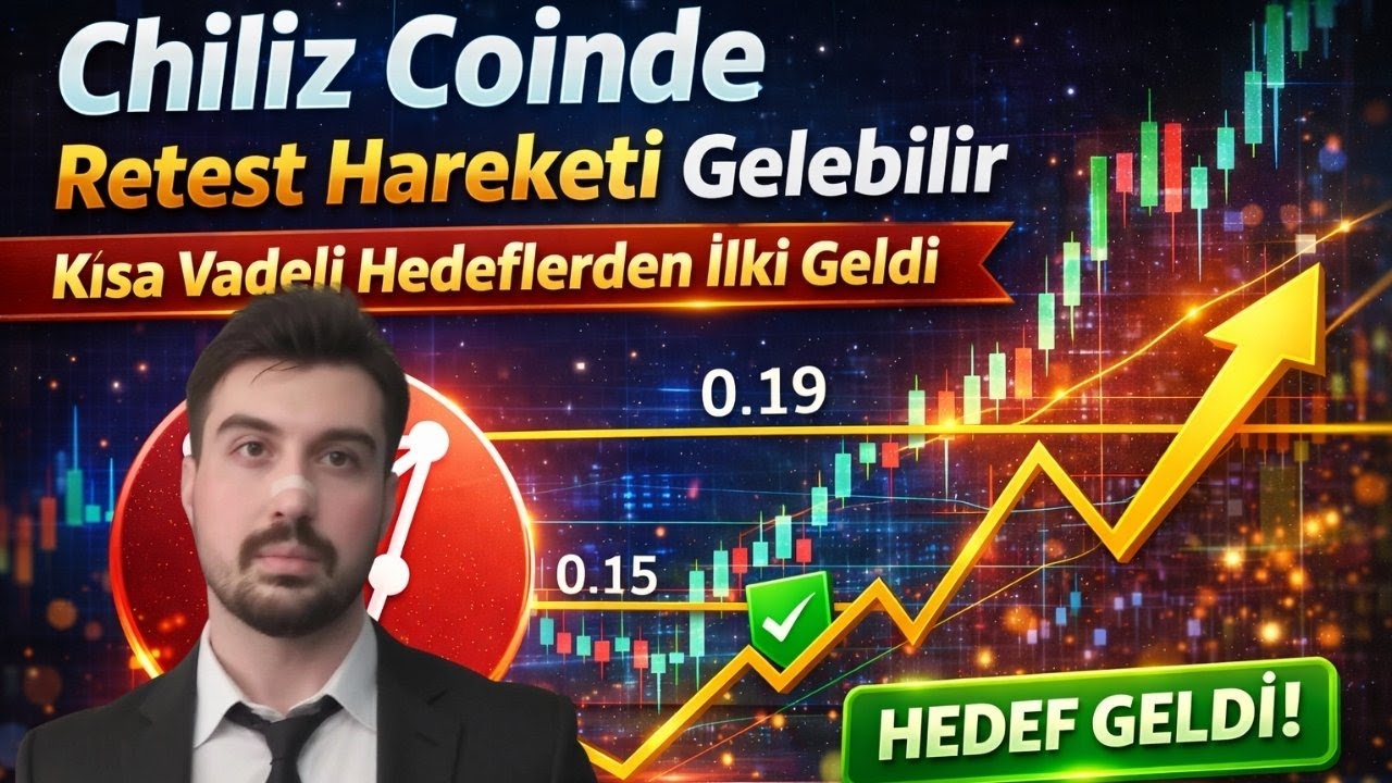 Chz Coinde Retest Hareketi Gelebilir Kısa Vadeli Hedeflerden İlki... (Chz Coin Chiliz Coin Analizi)