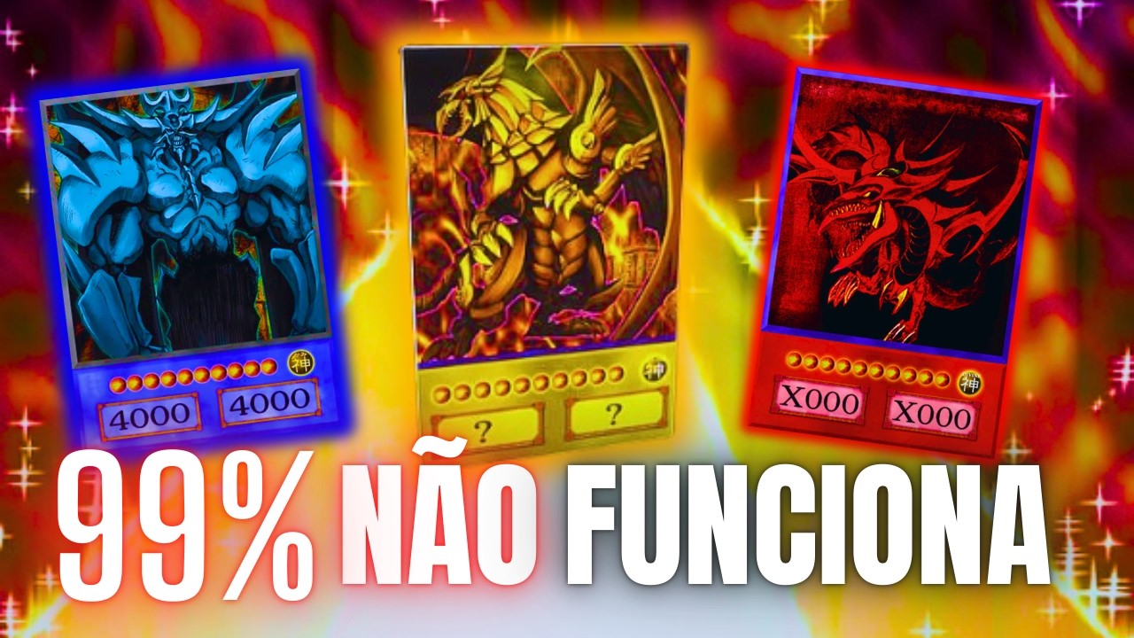 Fiz um Deck DEUS EGÍPCIO no TAG FORCE