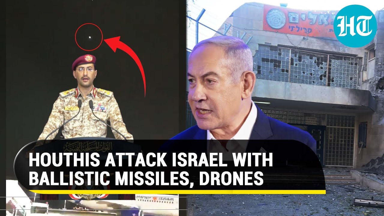 On Cam: Houthis Fire Ballistic Missile Toward Israel; Iran-backed Rebels Up The Ante | Watch