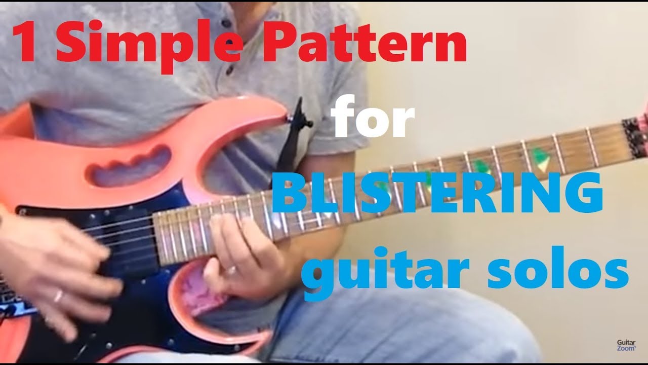 1 Simple Pattern For Blistering Guitar Solos | GuitarZoom.com | Steve Stine