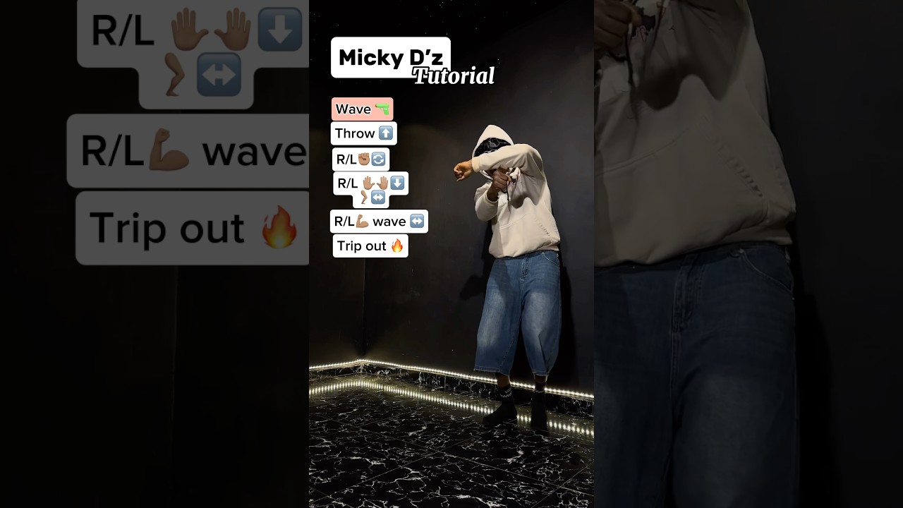 Micky D&rsquo;z dance tutorial ✅ #shorts #tutorial
