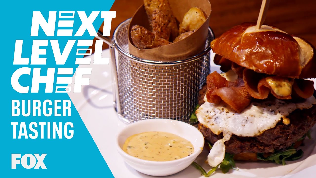 Gordon, Nyesha And Richard Try The Contestant's Burgers | Season 1 Ep. 5 | Next Level Chef