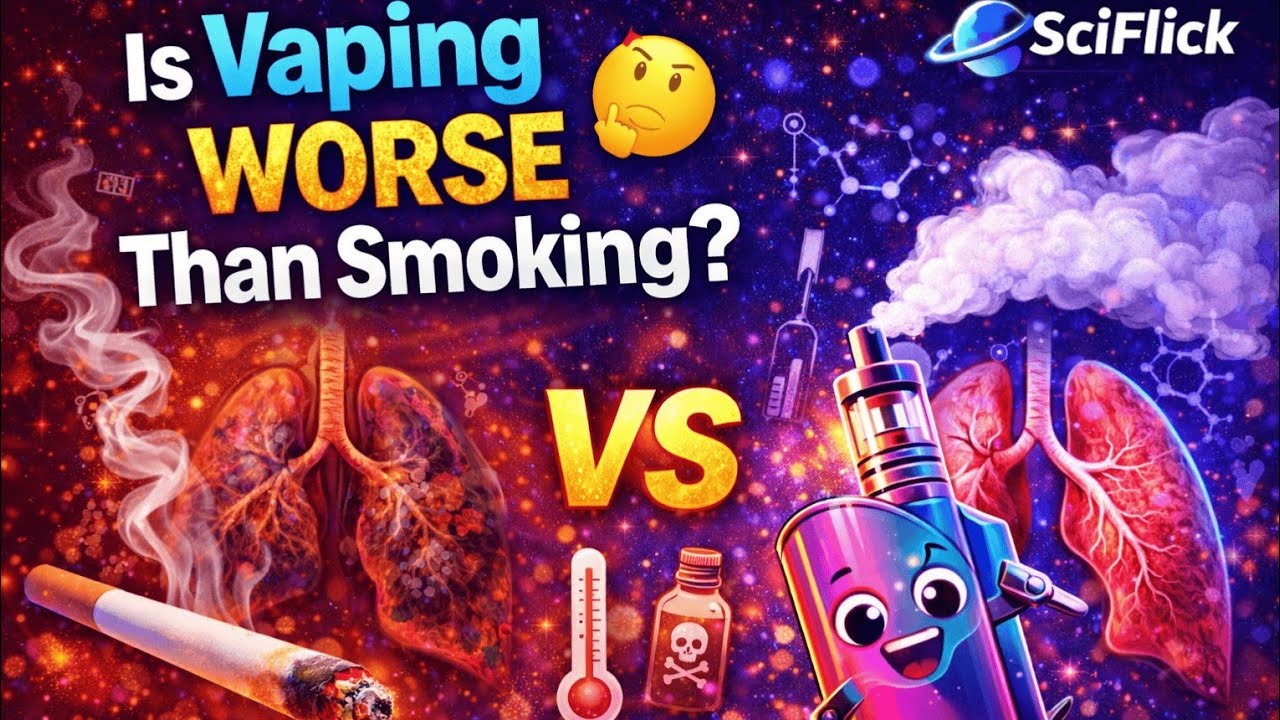 Is Vaping Worse Than Smoking? 👀 Science Explains the Truth | SciFlick