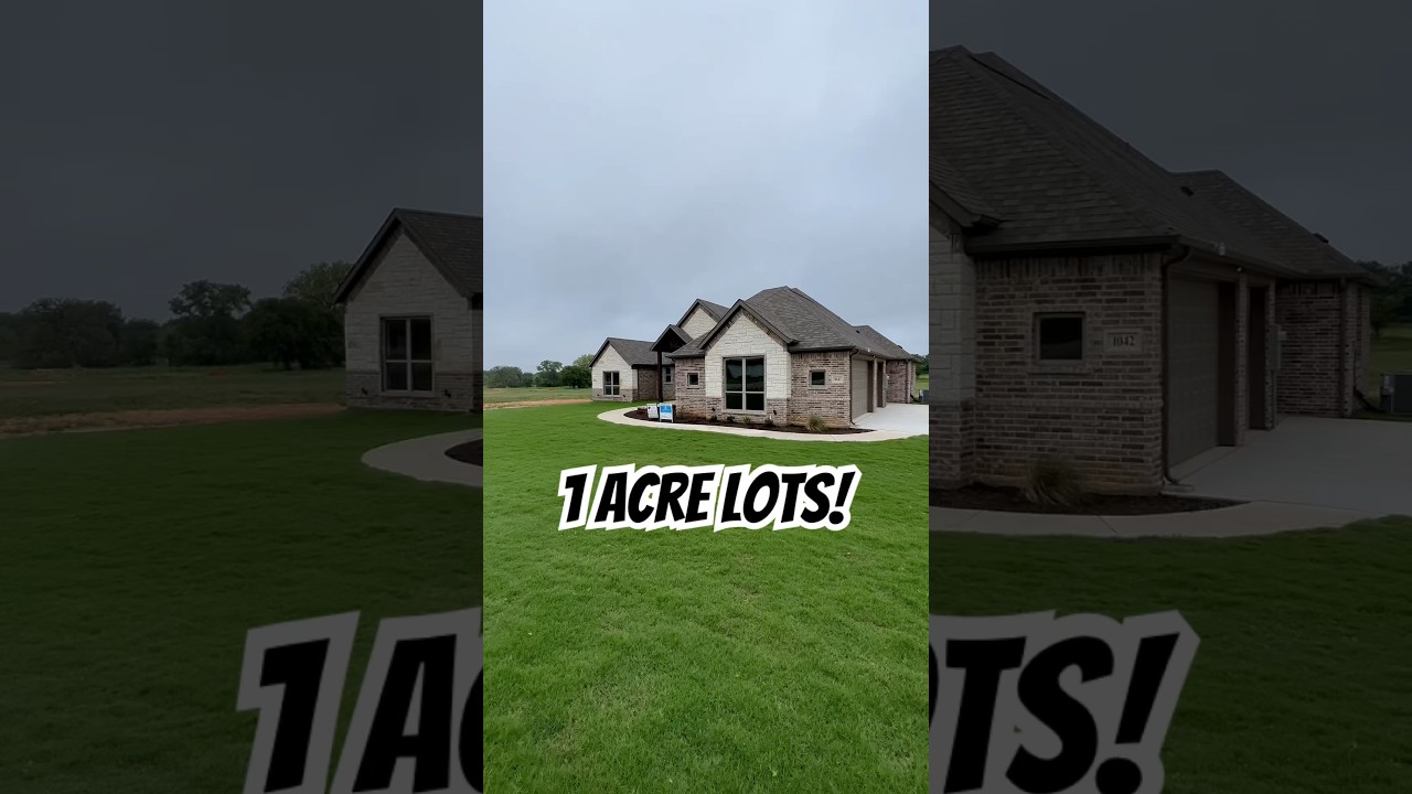 Sitting on an acre lot! 🔥 near Fort Worth, Texas ✅ #fortworth #home #realestate #starterhome