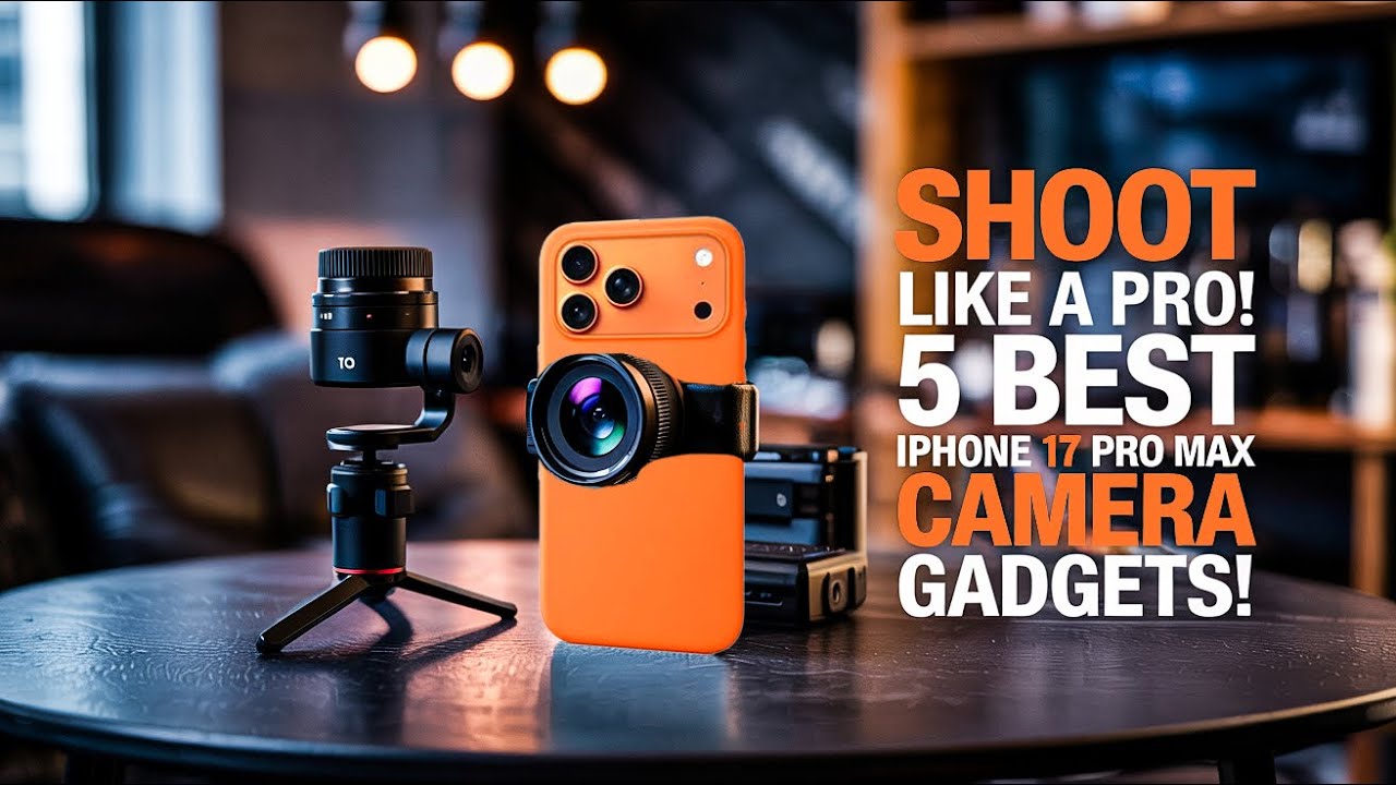 Shoot Like a Pro! 5 Best iPhone 17 Pro Max Camera Gadgets!