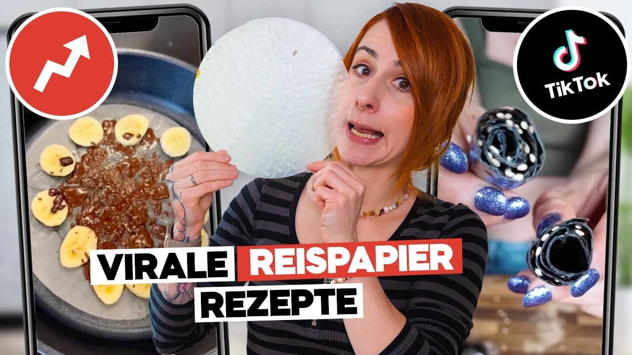 Ich teste virale REISPAPIER Rezepte 2025 von TikTok 😱