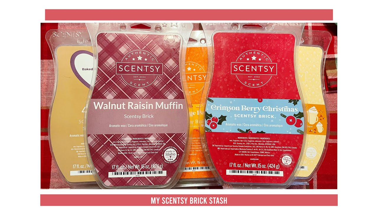 My Scentsy Brick Stash