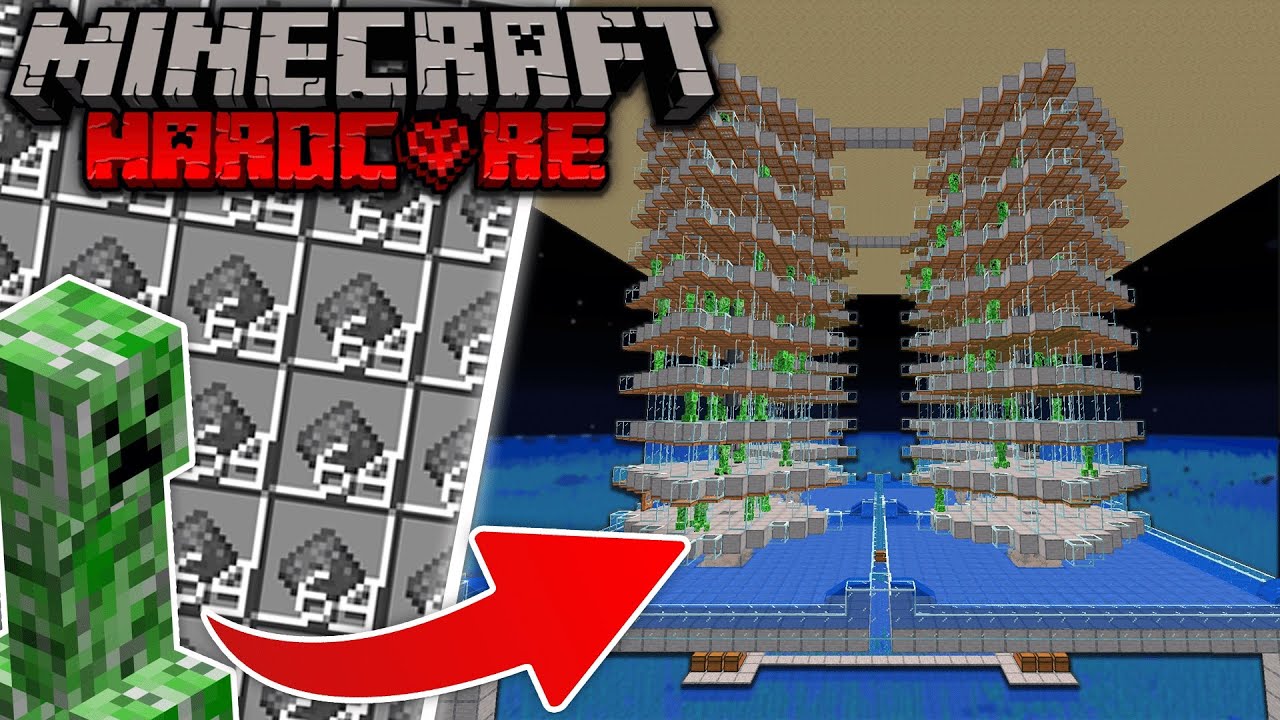 Wir bauen eine XXL-Creeper Farm in Minecraft Hardcore! | Flexi Minecraft Hardcore deutsch #5