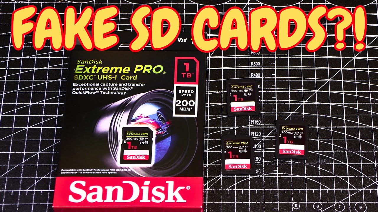 Fake Sandisk SD Cards?!