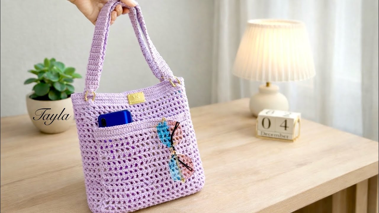 I Crocheted This Bag by Hand… People Can’t Believe It! 😍🧶