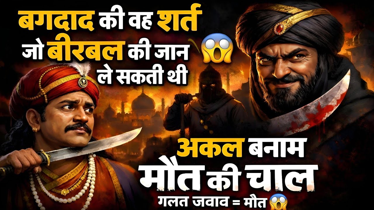 बग़दाद की शर्त: एक गलती और बीरबल की मौत तय थी! Akber Birbal moral story #kahani