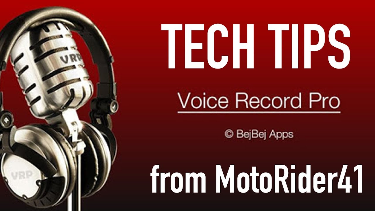 Tech Tip - Video Record Pro