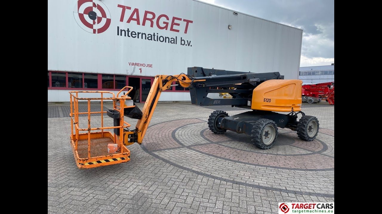 782088 ATN ZEBRA 16 ARTICULATED 4X4 DIESEL BOOM DIESEL WORK LIFT W/JIB 1640CM 2016 Z1616007 1144HRS