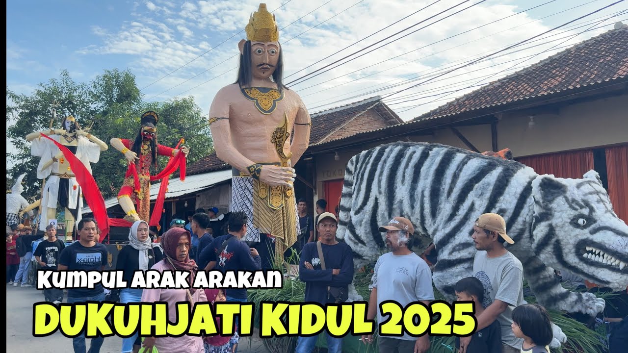 Kumpul Peserta Arak Arakan DUKUHJATI Kidul 2025 Krangkeng Indramayu