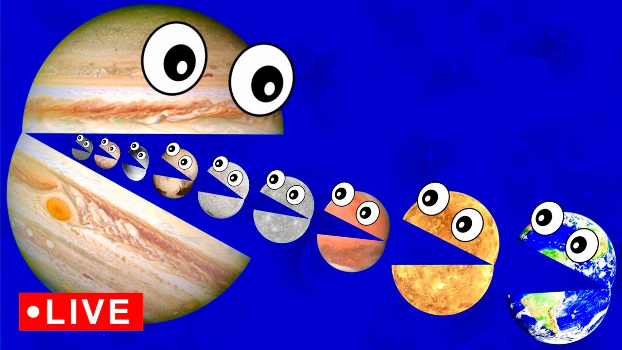 Funny Planets for KIDS 🪐🪐🪐🪐🪐🔴 | Planet Mercury Venus Earth Mars Jupiter Saturn Uranus Neptune