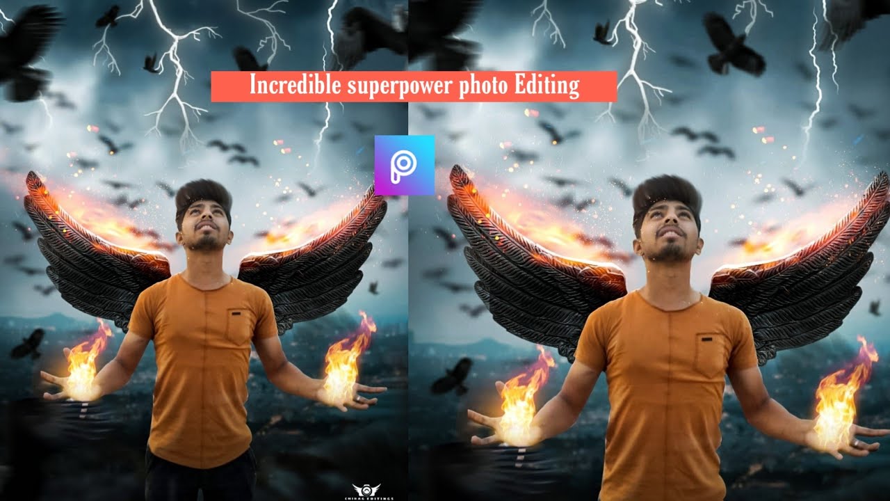 Picsart Incredible superpower photo editing tutorial | step by step | chirag editings.