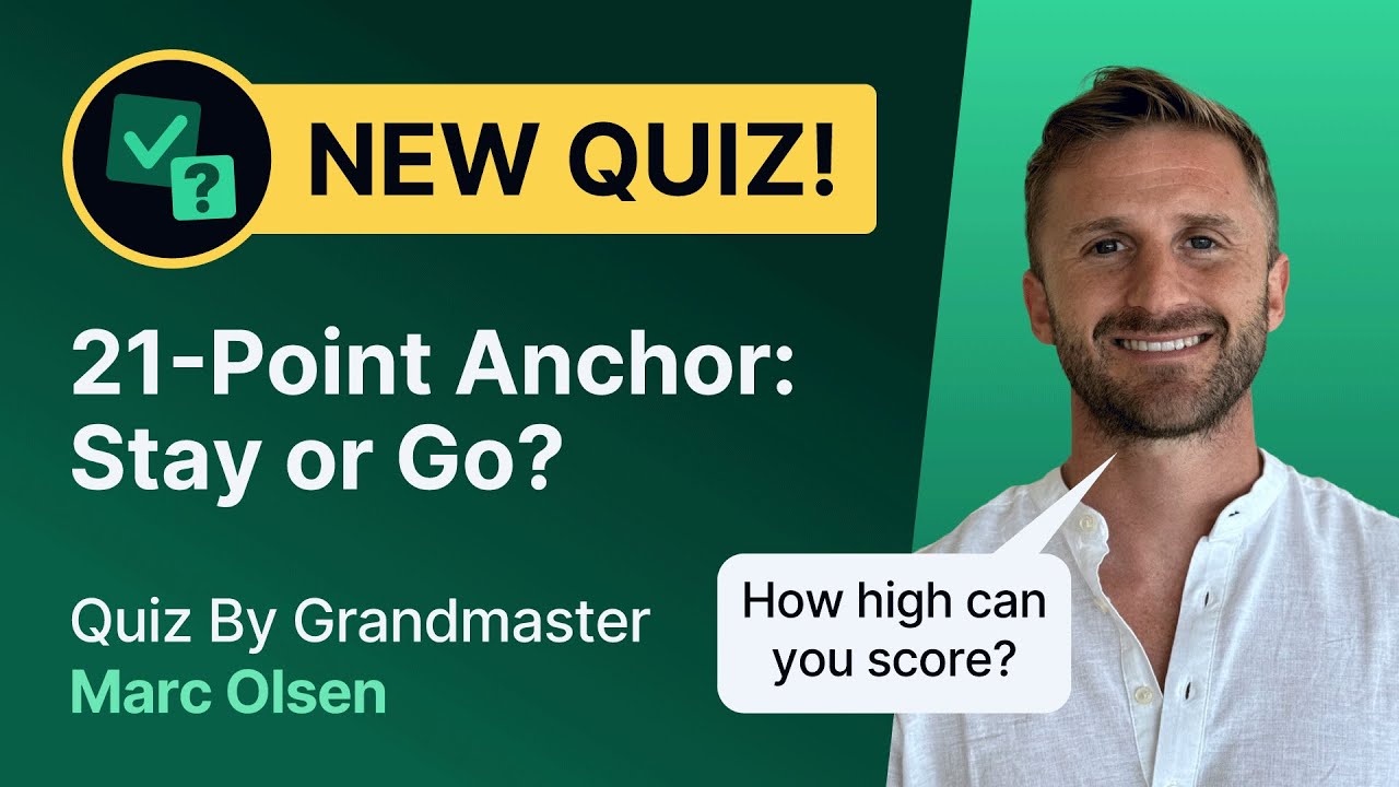 Backgammon Quiz: 21-Point Anchor: Stay or Go?
