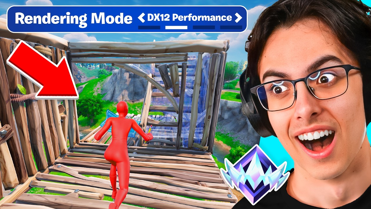 Я попробовал НОВЫЙ режим производительности в Fortnite! (ЗАДЕРЖКА 0)