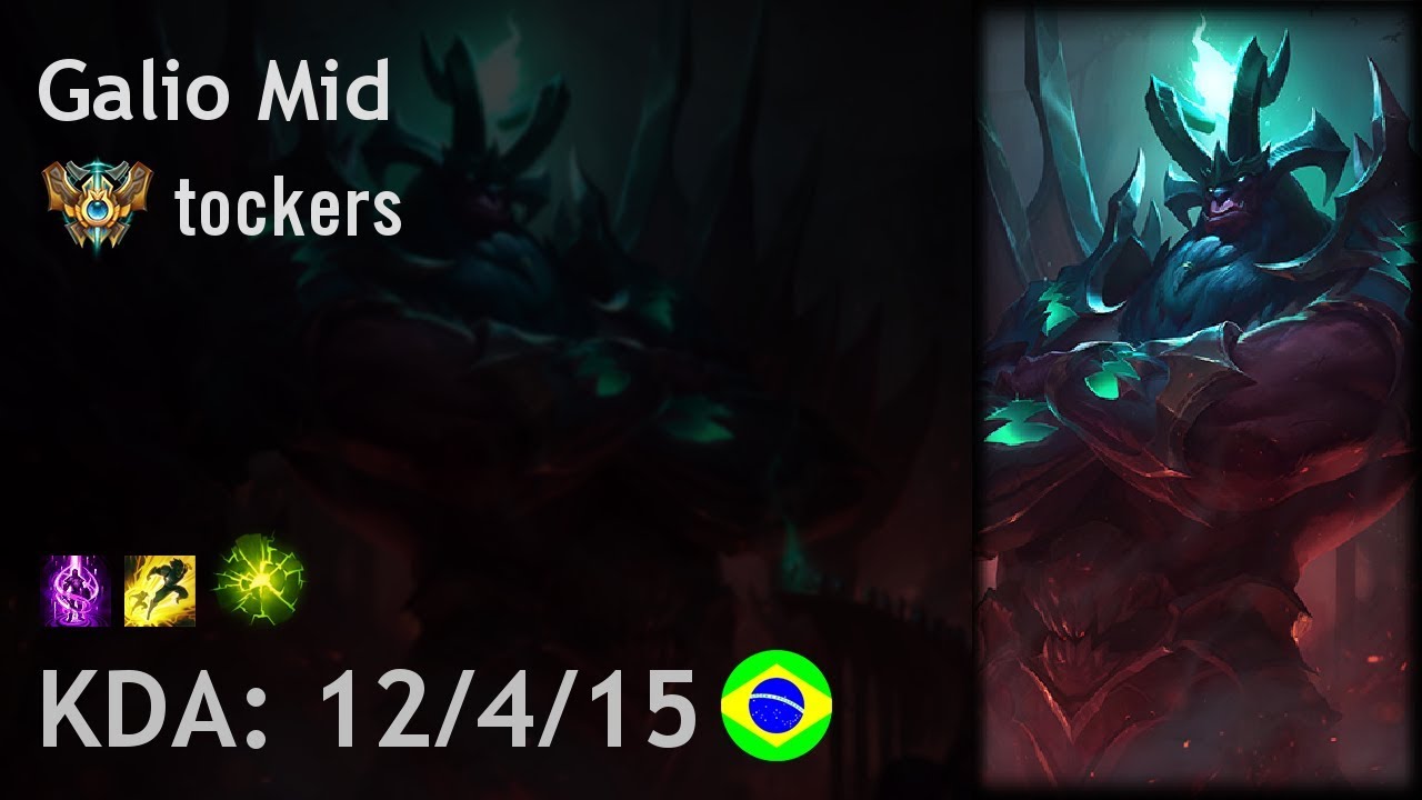 Galio Mid vs Talon - tockers - BR Challenger Patch 8.2