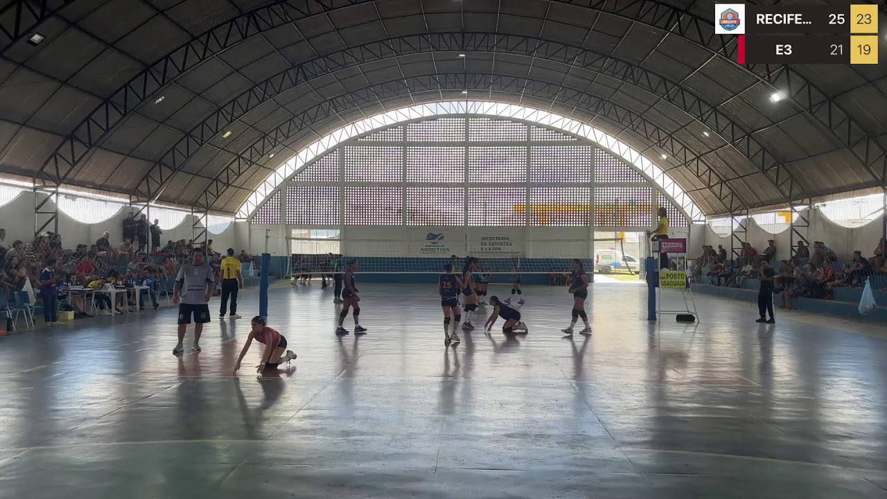 Recife Vôlei x E3 Sub 15 - Final Ouro - Copa Agreste PE 2026 - Agrestina
RECIFE VOLEI VS E3