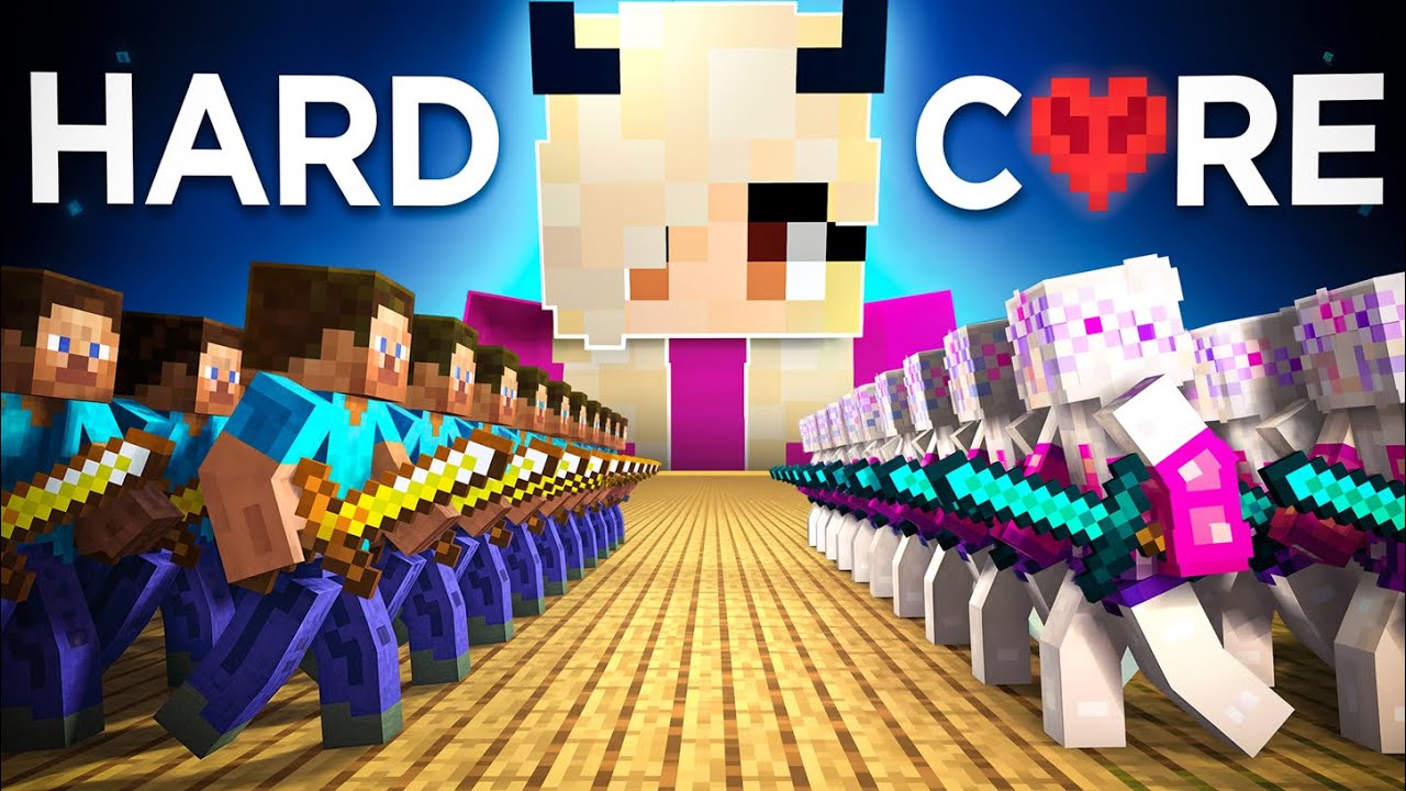 MÄDCHEN vs JUNGS überleben 100 TAGE in HARDCORE Minecraft! 😱