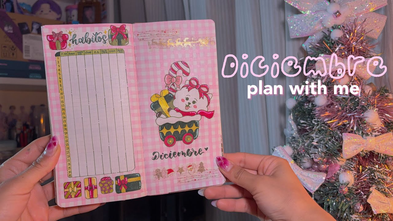 Planea conmigo Diciembre 2025 🎄 Bullet Journal 