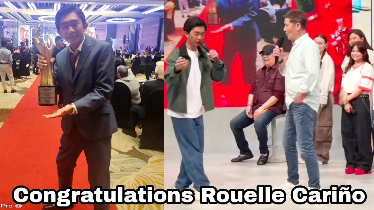 Vic Sotto Dabarkads NAIYAK sa PAGKAPANALO ni Rouelle Cariño Aliw Awards 2025 Best New Male Artist