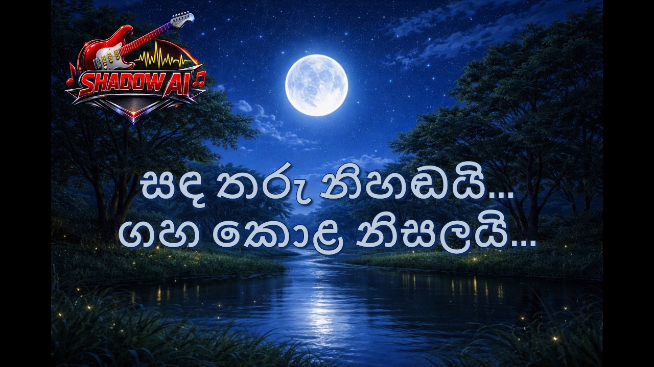 සඳ තරු නිහඬයි...AI COVER SONG