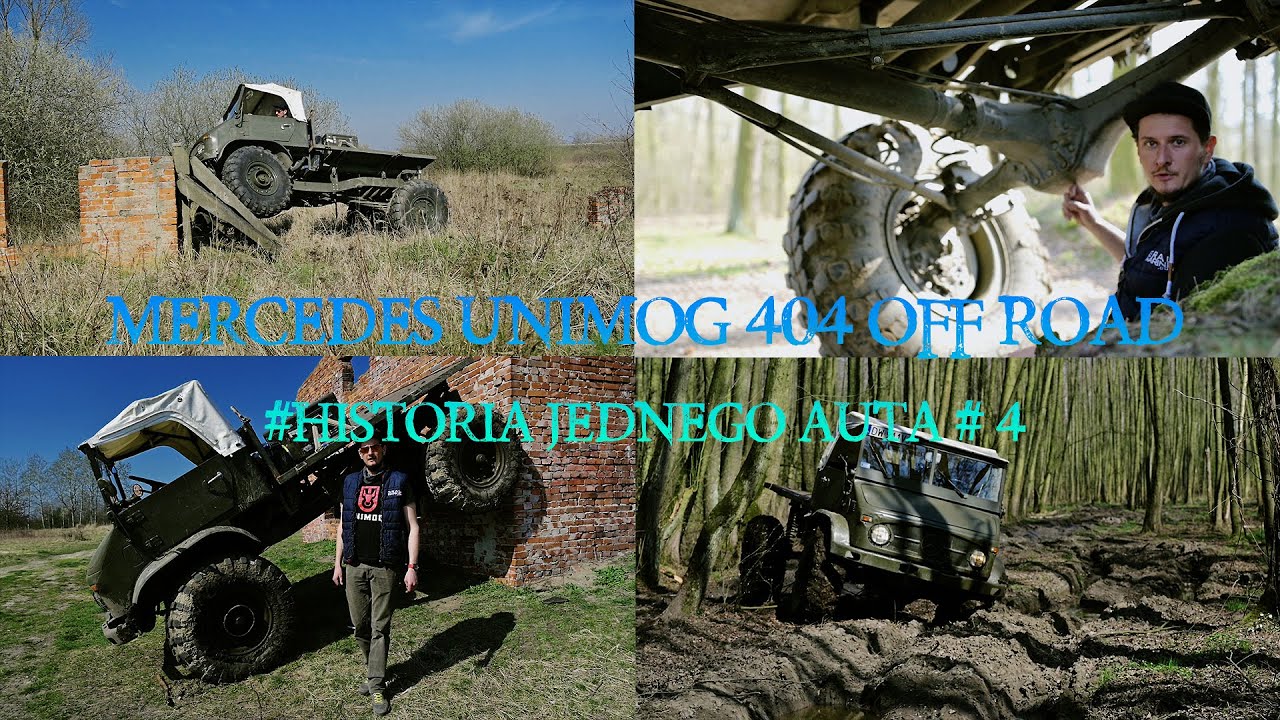 [ 4K ] Unimog 404 om606 Off Road Truck Historia jednego auta #4