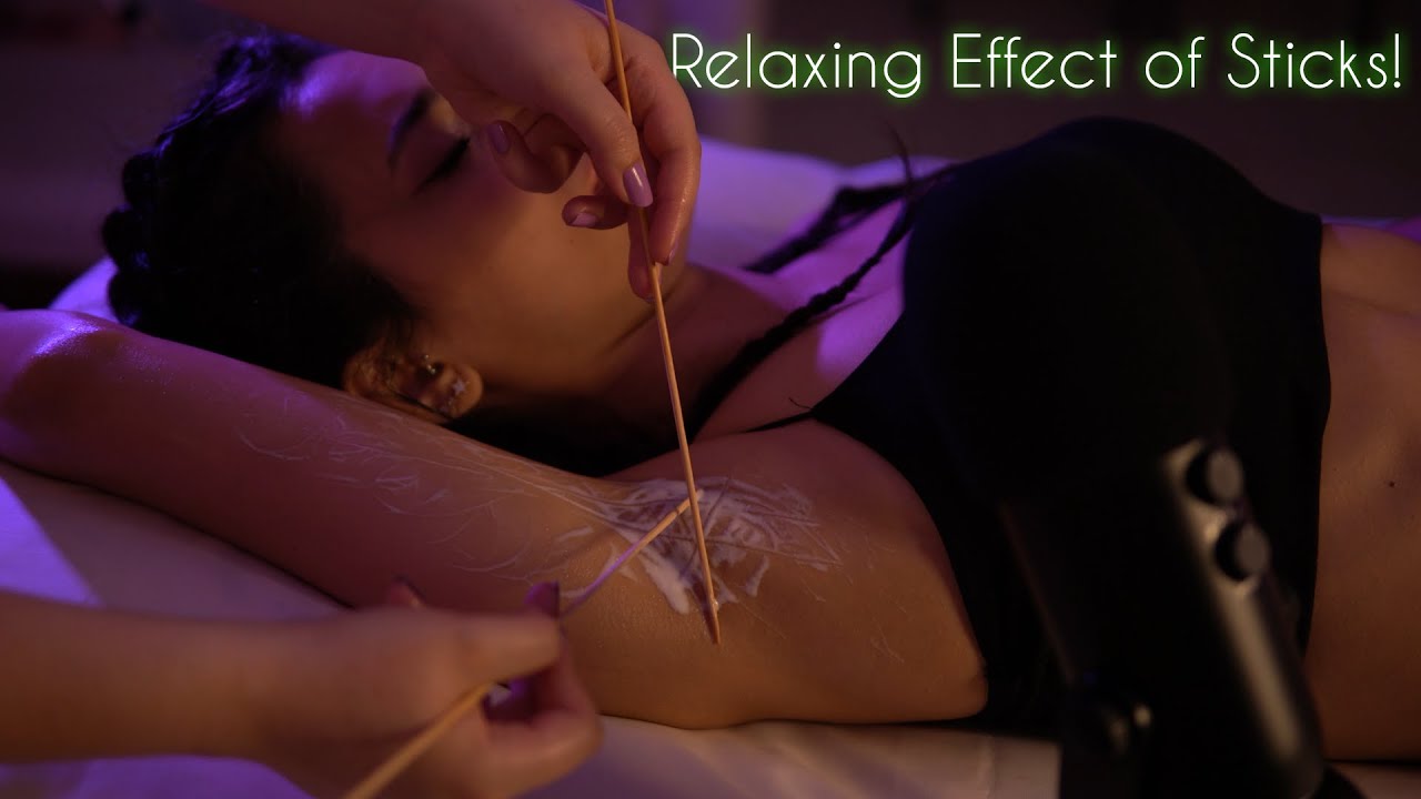 ASMR You Will Love This Video! Armpit Stick Massage and Scratching