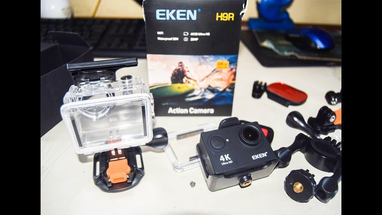 Eken H9R 4K Ultra HD Action Camera Unboxing Review and Settings. How to use Eken H9R Action Camera.