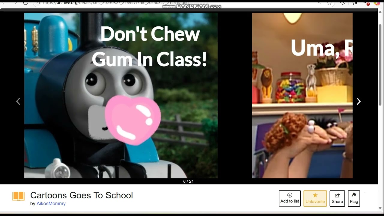 Cartoons Goes To School