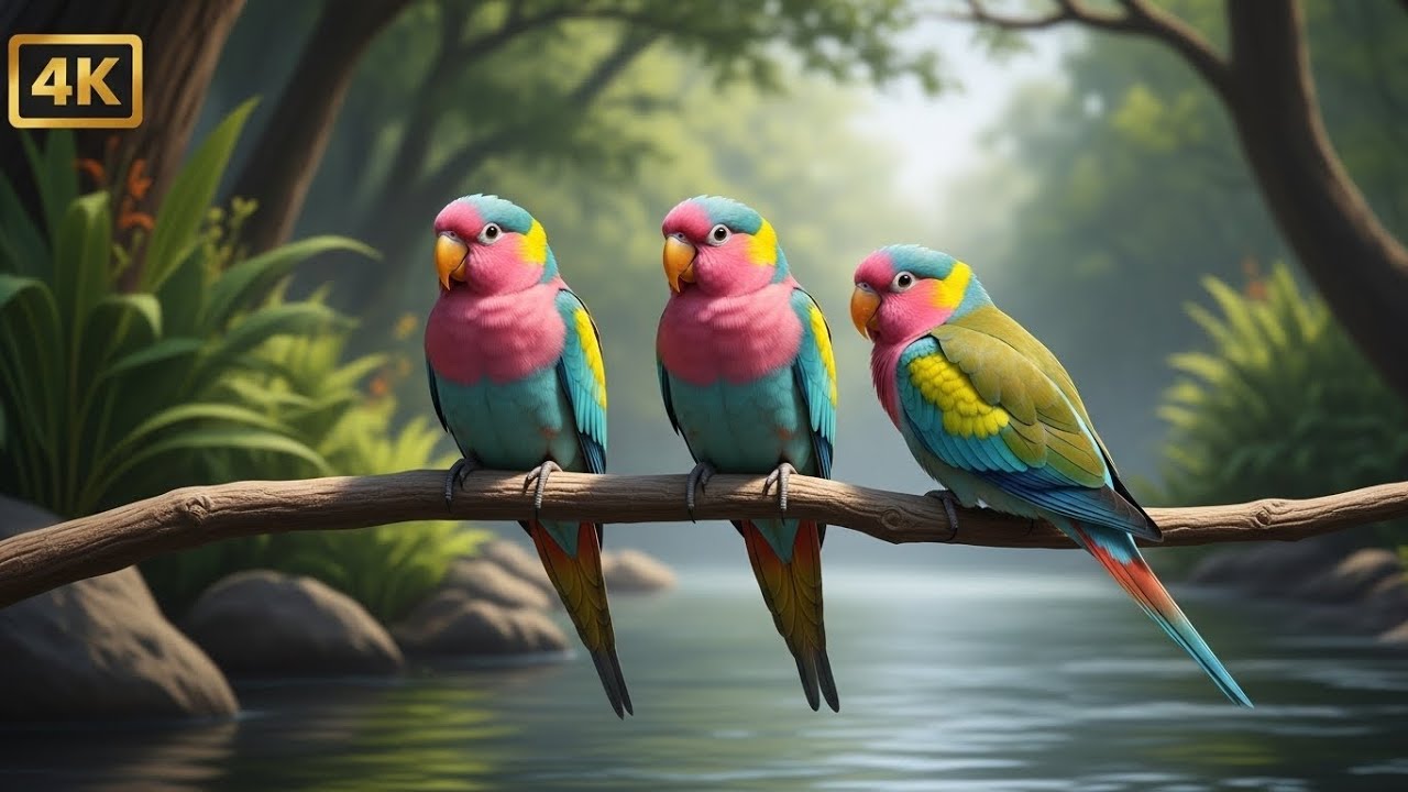 Relaxing Piano Nature Sounds | Birdsong & River Music for Sleep, Study, Calm Focus