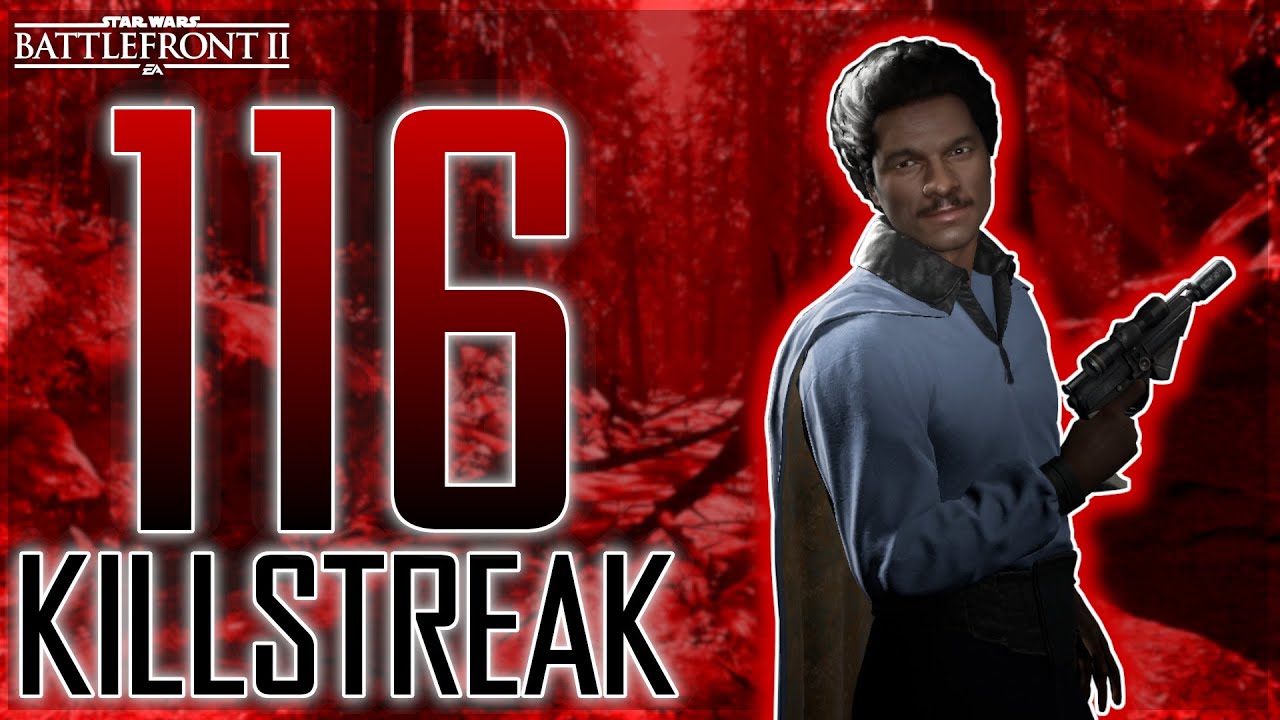 Lando Calrissian 116 Killstreak on Endor | Star Wars Battlefront 2