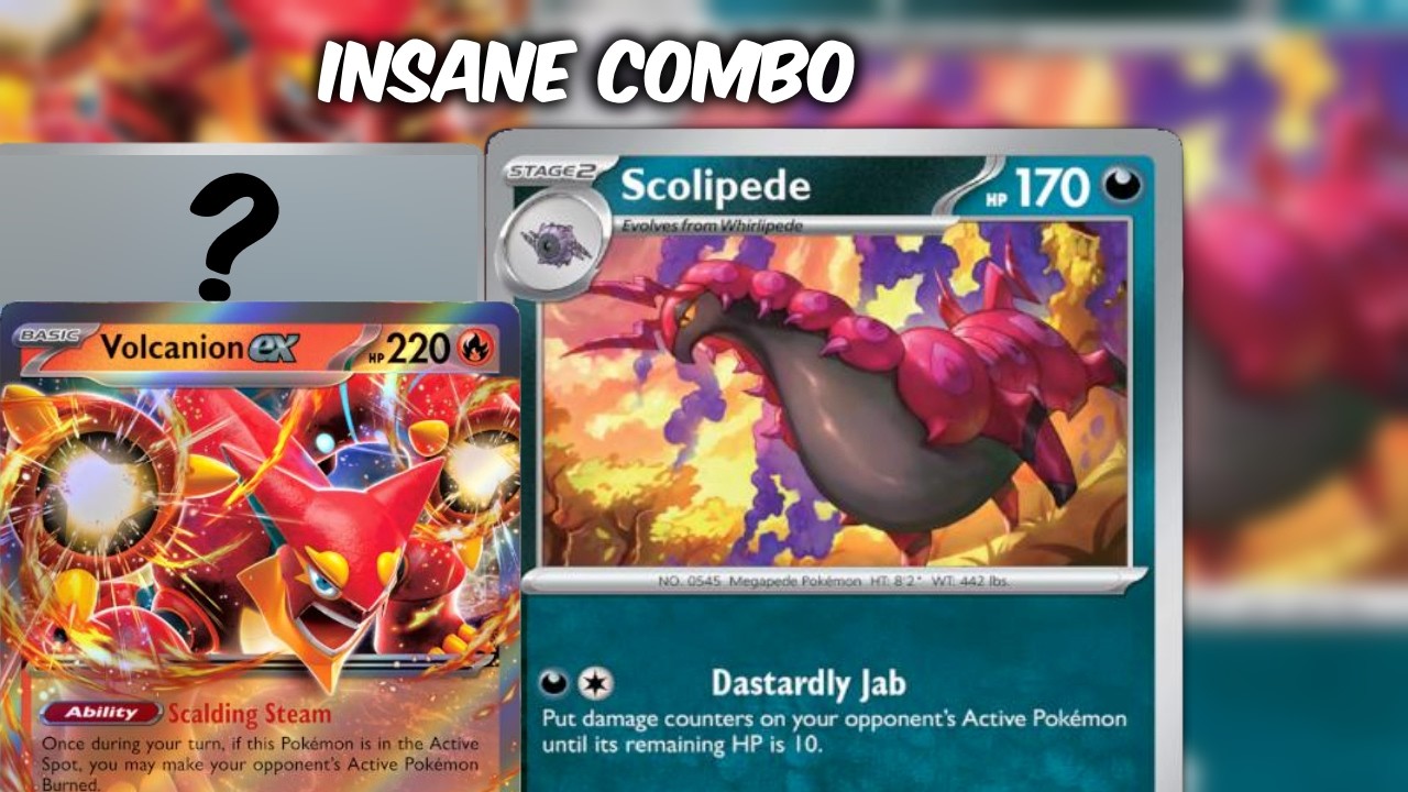 В колоде Scolipede есть БЕЗУМНАЯ комбинация с Volcanion ex, Perfect Order!
