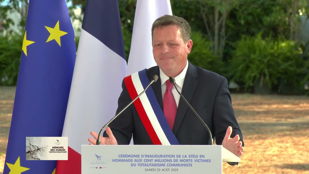 Allocution Frédéric Masquelier commémoration en hommage aux victimes du totalitarisme communiste