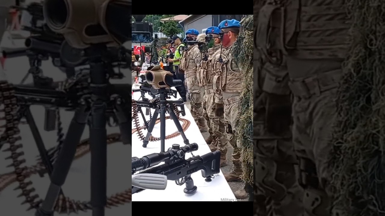 Turkish Military Gear: Snipers & Machine Guns. #military #commando