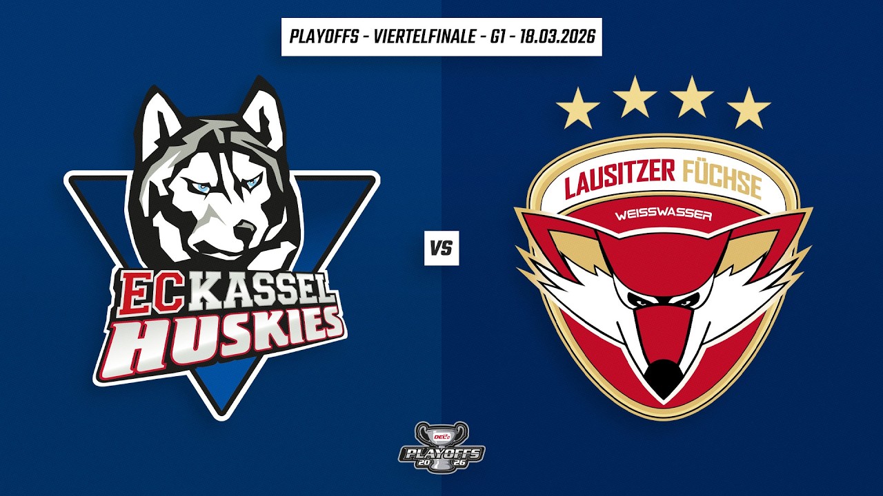 DEL2 Playoffs | Viertelfinale | Spiel1 | EC Kassel Huskies vs. Lausitzer Füchse